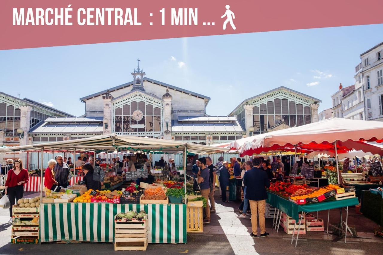 Ღ Marche Central • Au Coeur De Ville & Spacieux La Rochelle  Eksteriør bilde